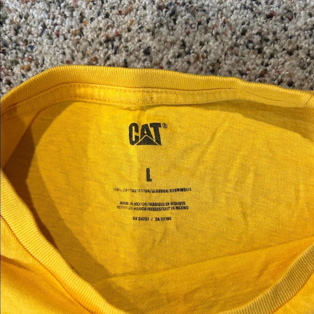 Yellow CAT T-Shirt - Picture 3 of 3
